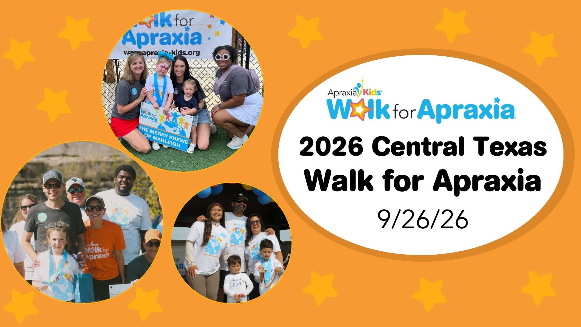 2026 Central Texas Walk for Apraxia at Dunbar Park