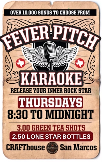 Karaoke Thursdays at Crafthouse Kitchen & Tap