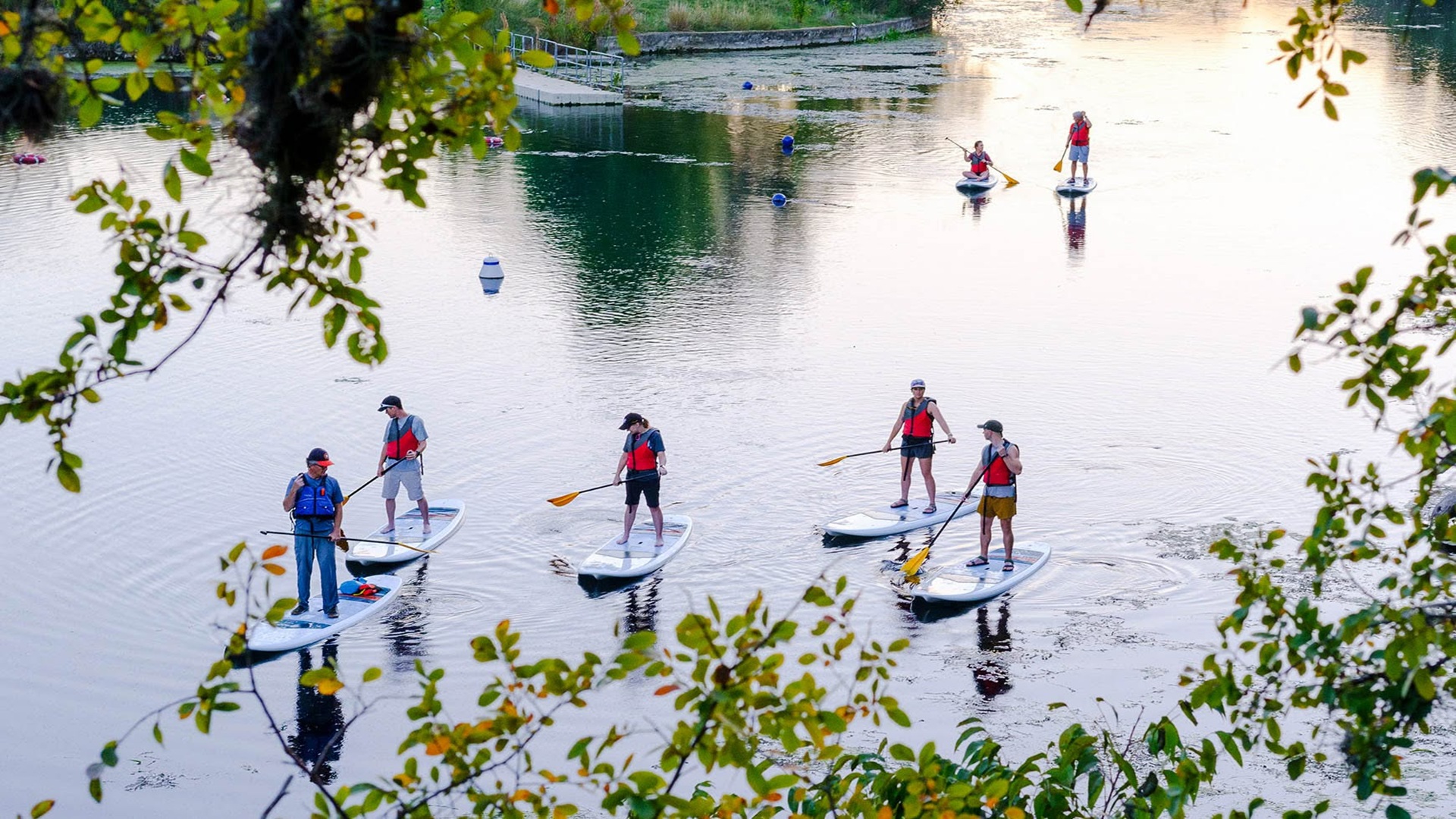 Spring Lake Stand-Up Paddle Tours at The Meadows Center