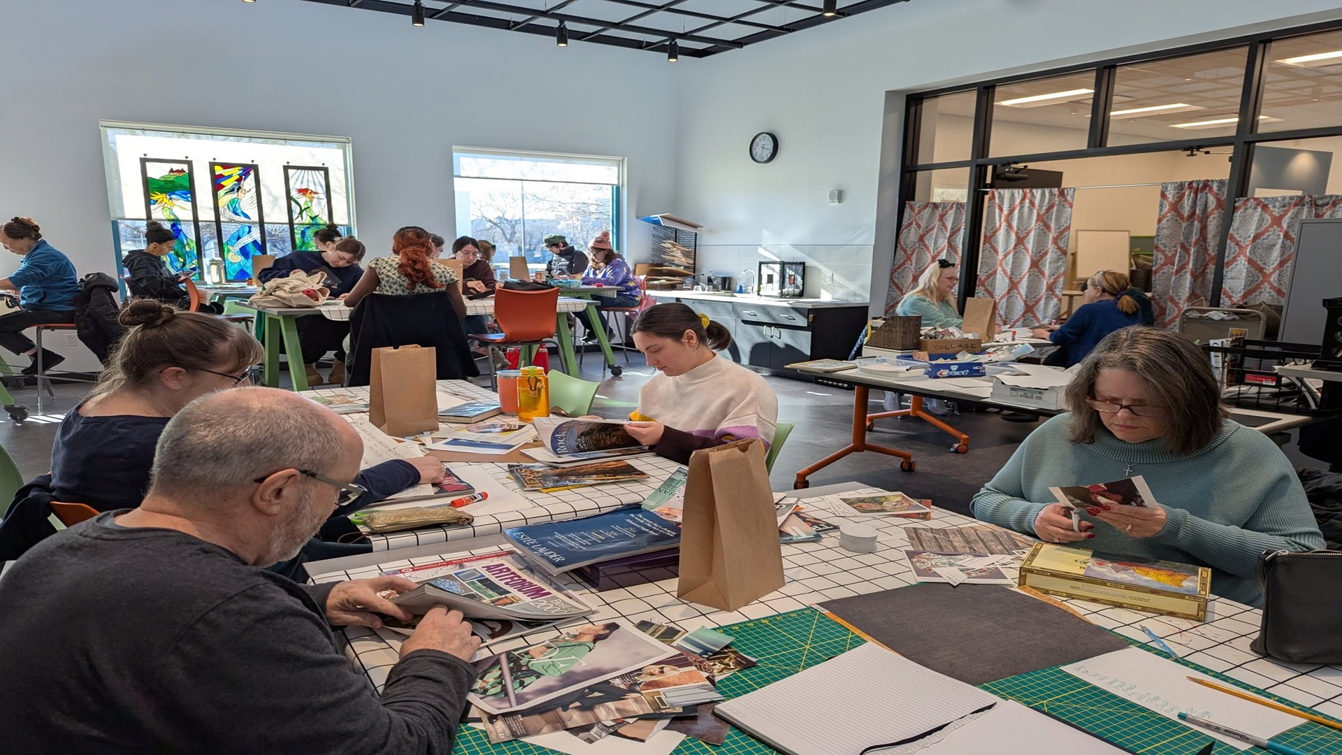 Adult Collage at San Marcos Public Library