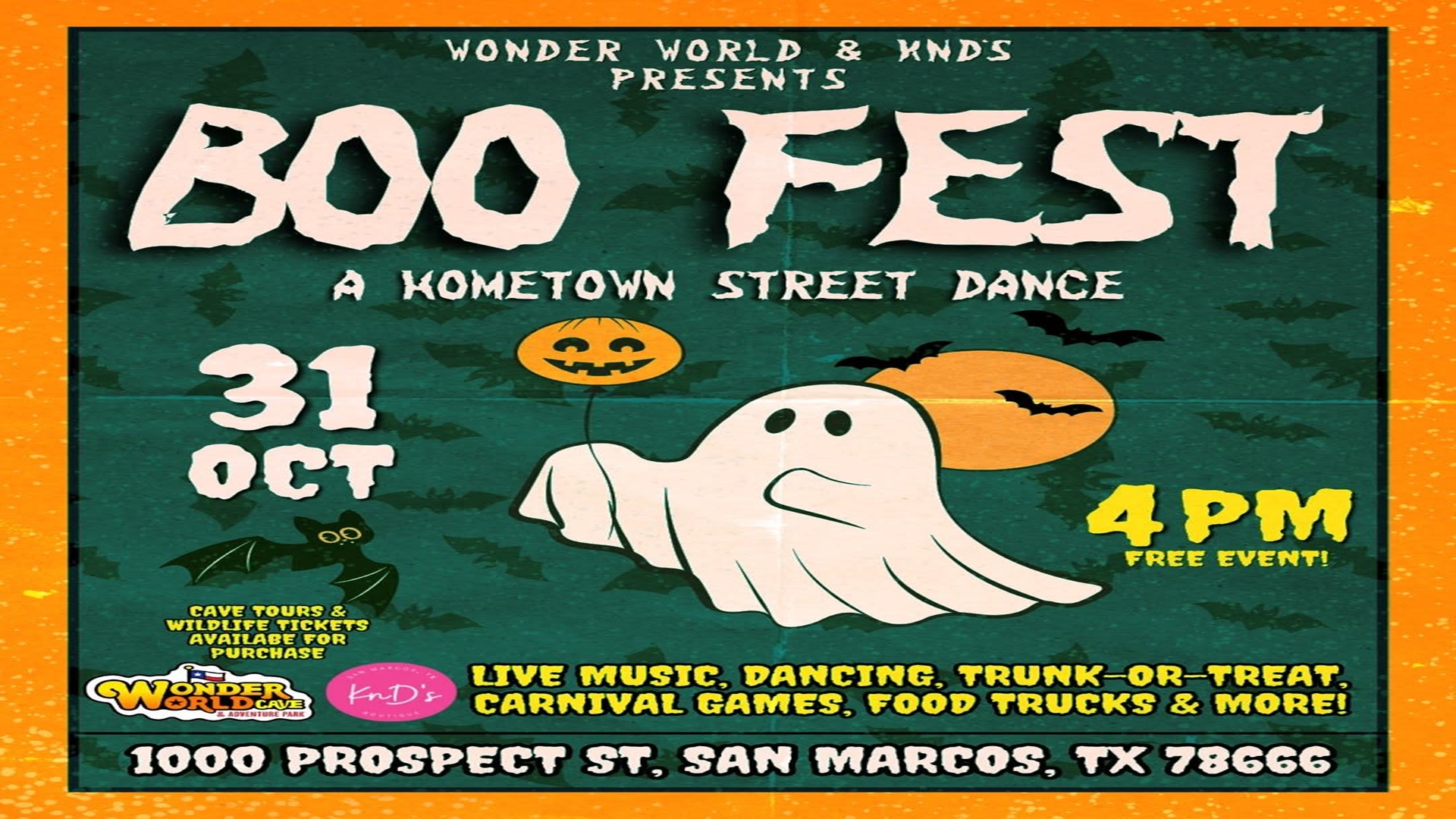 Boo Fest 2026 at Wonder World Cave & Adventure Park