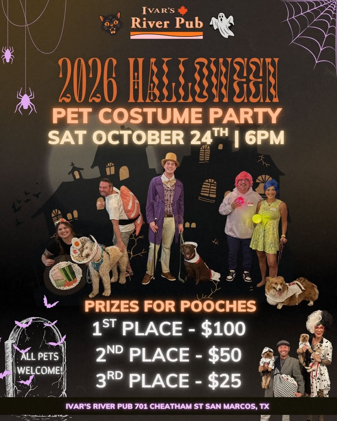 Pet Costume Party at Ivar's River Pub