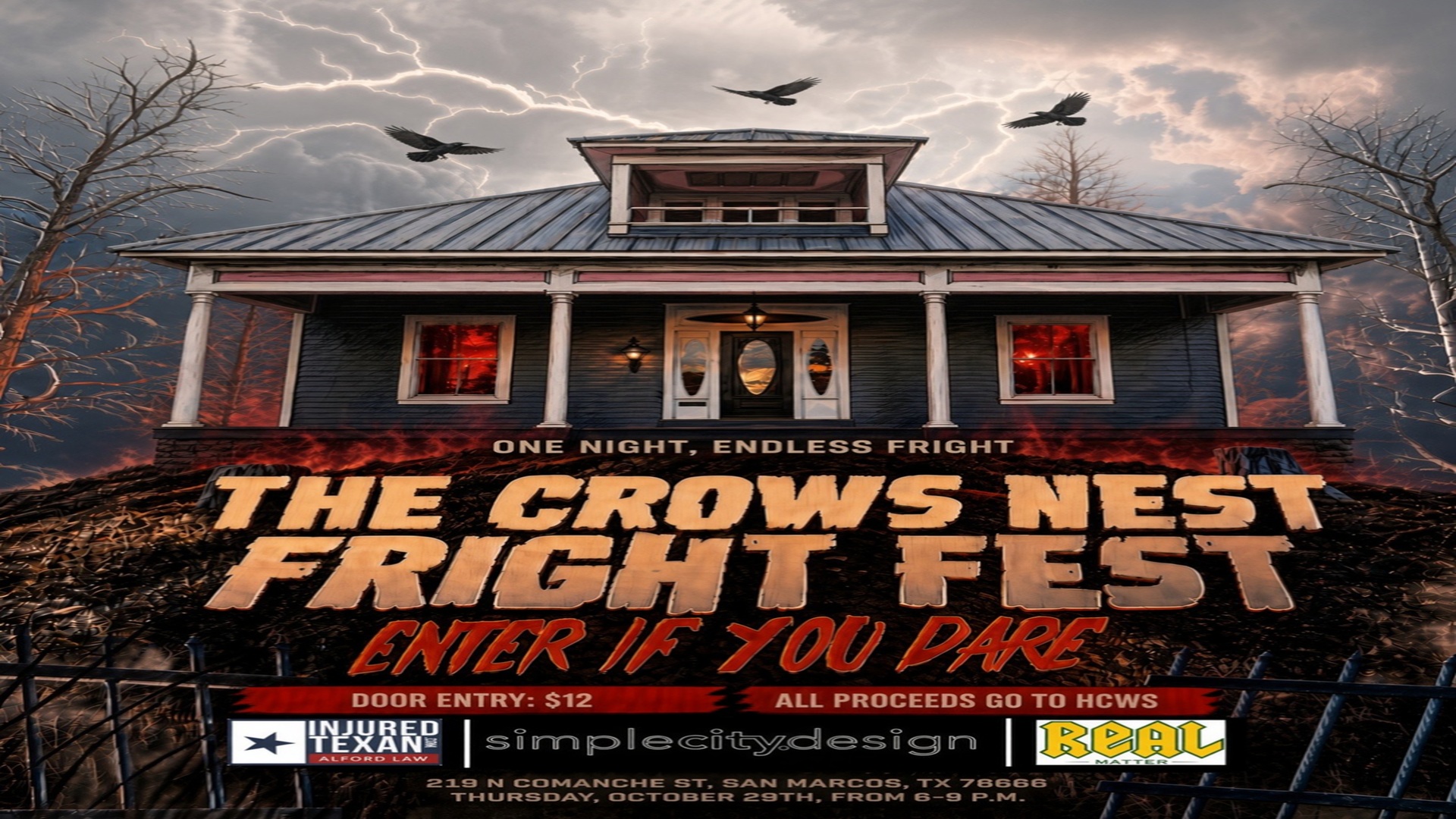 The Crow’s Nest Fright Fest at Injured Texan